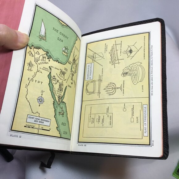 Holy Bible Pilgrim Edition Oxford Press 1952 2nd Ed. Black Leather Cover - Picture 12 of 15